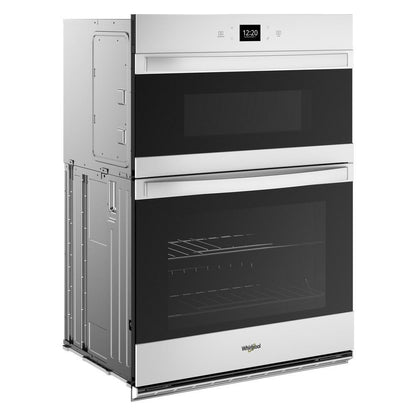 Whirlpool WOEC5027LW 5.7 Total Cu. Ft. Combo Wall Oven with Air Fry When Connected