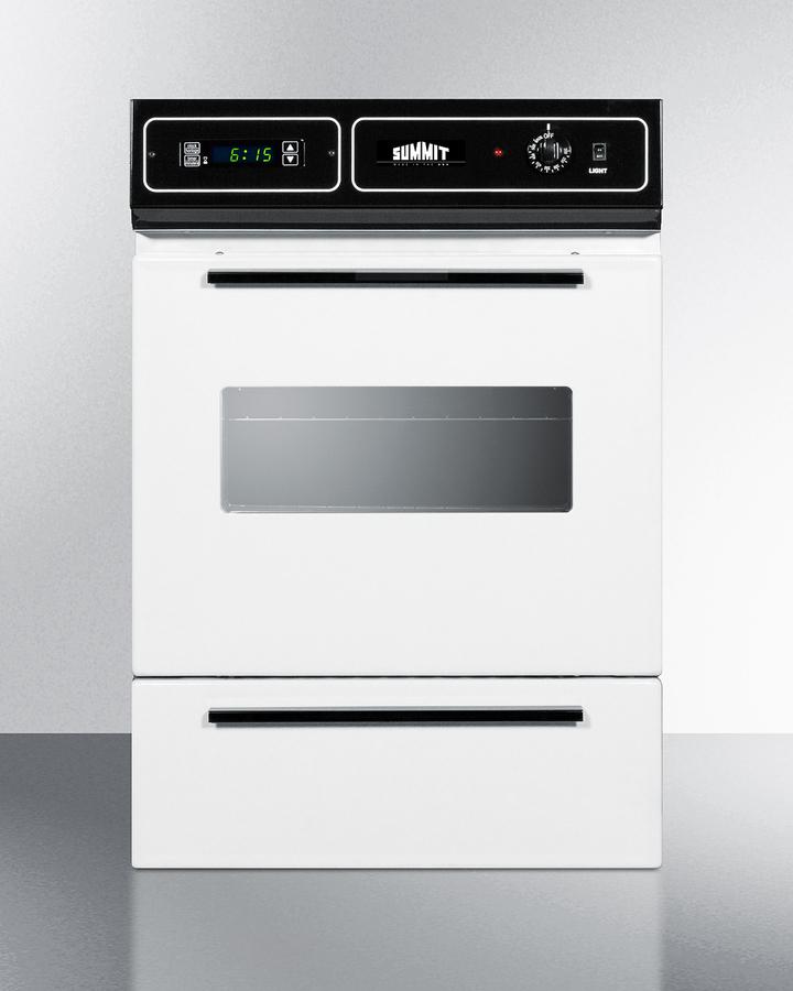 Summit WEM715KW 24 Wide Electric Wall Oven, 115v