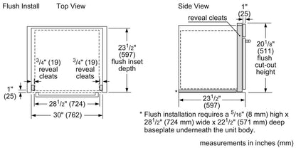 Bosch HMC80242UC 800 Series, Speed Oven, 30'', Black stainless steel