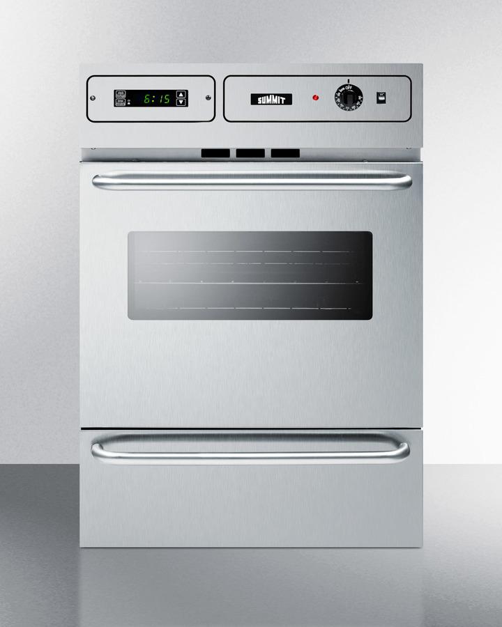 Summit TEM788BKW 24 Wide Electric Wall Oven