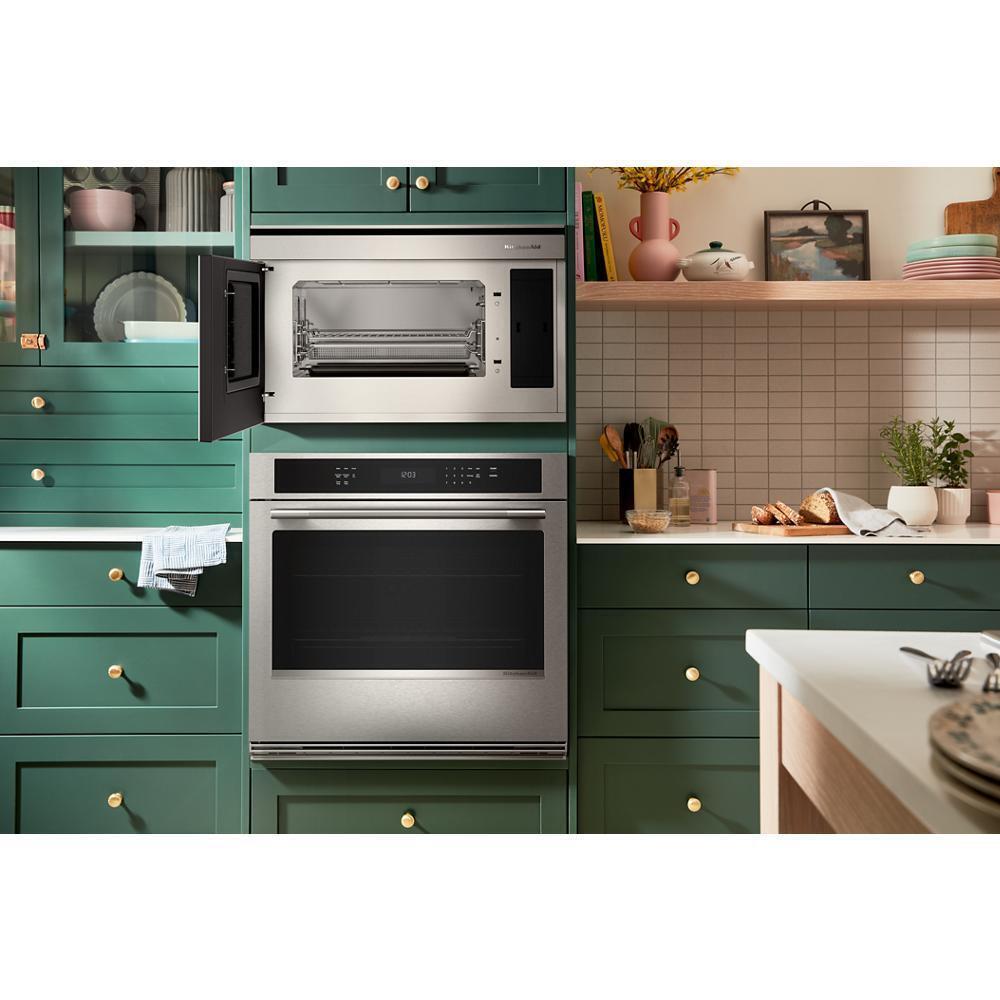 Kitchenaid KOES730SPS 30-inch Smart Electric Single Wall Oven with Assisted Cooking Modes - PrintShield™ Finish