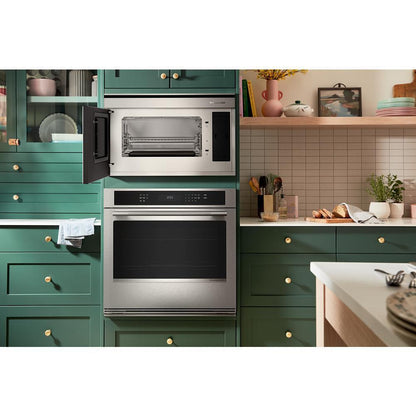 Kitchenaid KOES730SPS 30-inch Smart Electric Single Wall Oven with Assisted Cooking Modes - PrintShield™ Finish