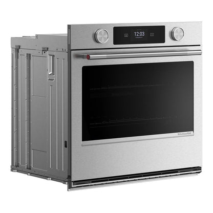 Kitchenaid KOES730SPS 30-inch Smart Electric Single Wall Oven with Assisted Cooking Modes - PrintShield™ Finish