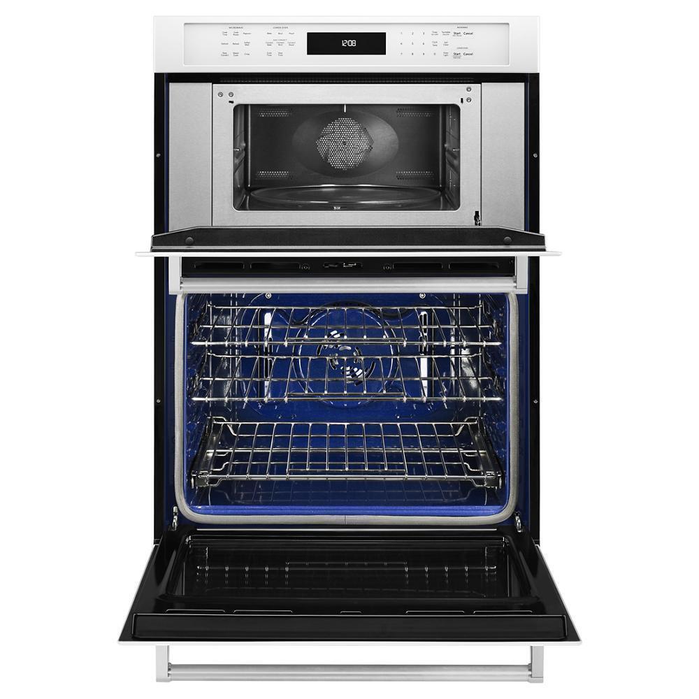 Kitchenaid KOCE500EWH 30 Combination Wall Oven with Even-Heat™ True Convection (Lower Oven)