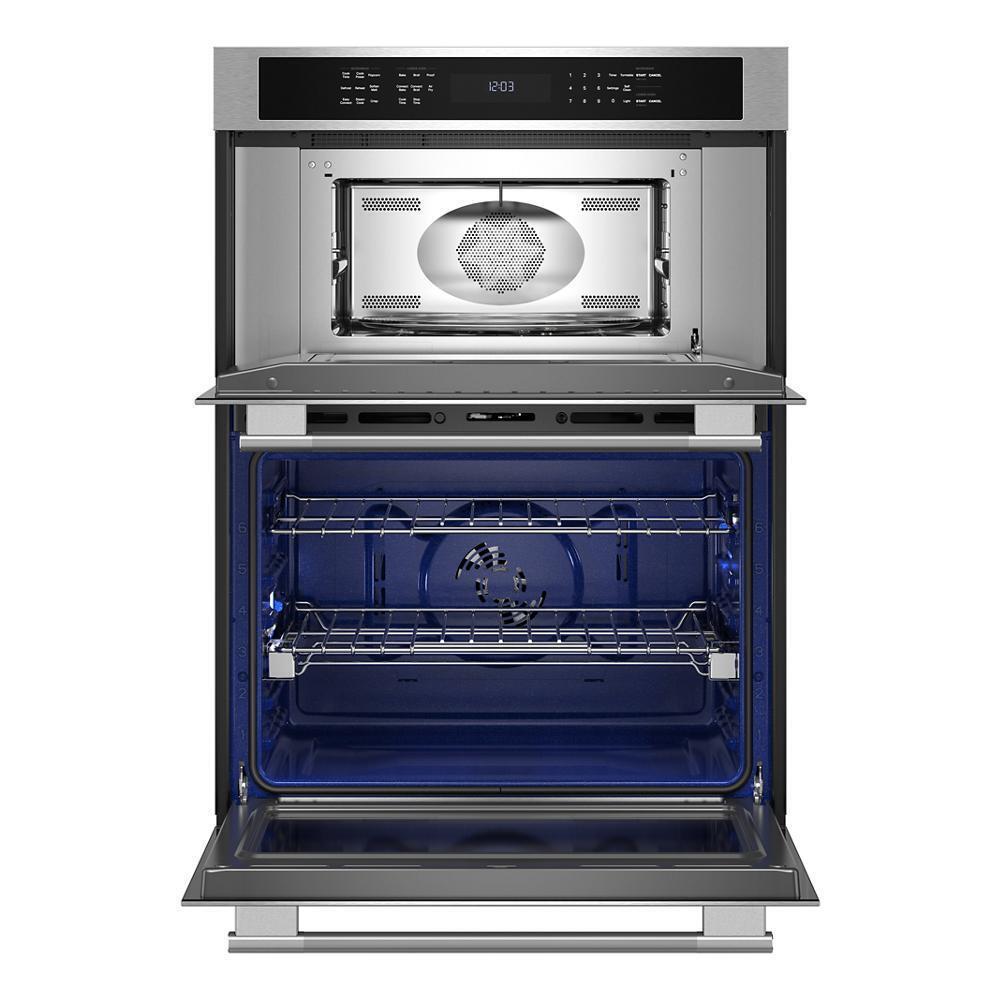 Kitchenaid KOEC530SPS 30-inch Electric Combo Wall Oven with No Preheat Air Fry Mode - PrintShield™ Finish