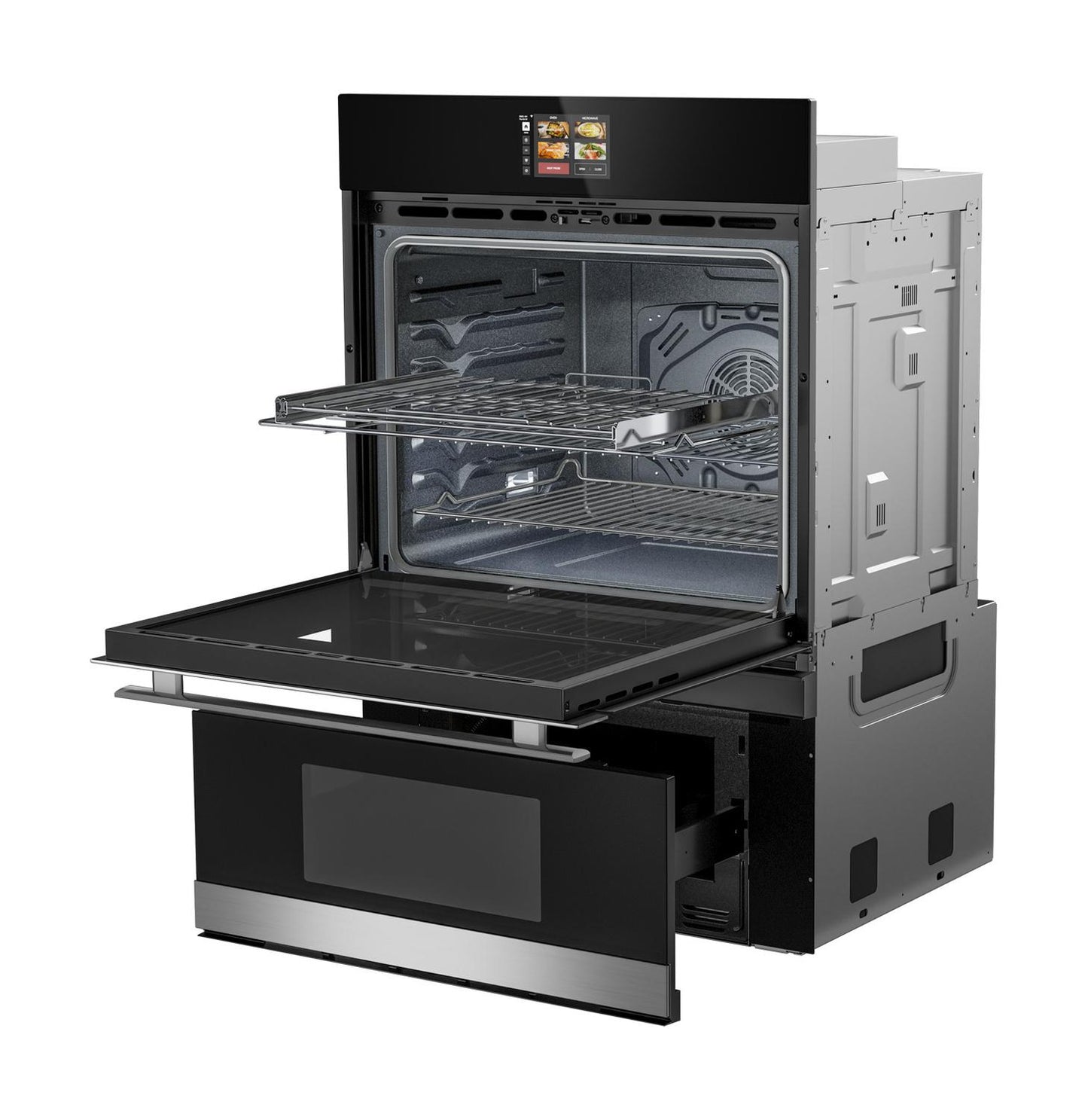 Sharp SWB3085HS 30 in. Smart Convection Wall Oven with Microwave Drawer Oven