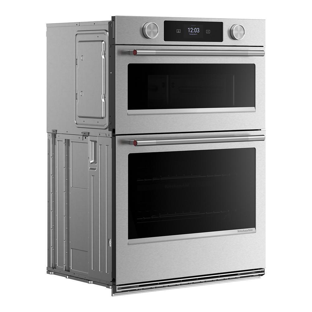 Kitchenaid KOEC730SPS 30-inch Smart Electric Combo Wall Oven with Assisted Cooking Modes - PrintShield™ Finish