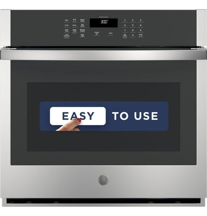 JTS3000SNSS GE® 30 Smart Built-In Self-Clean Single Wall Oven
