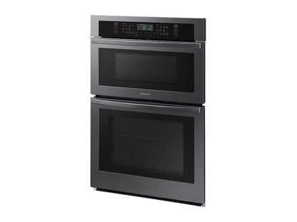 Samsung NQ70T5511DG 30 Microwave Combination Wall Oven with Wi-Fi in Black Stainless Steel