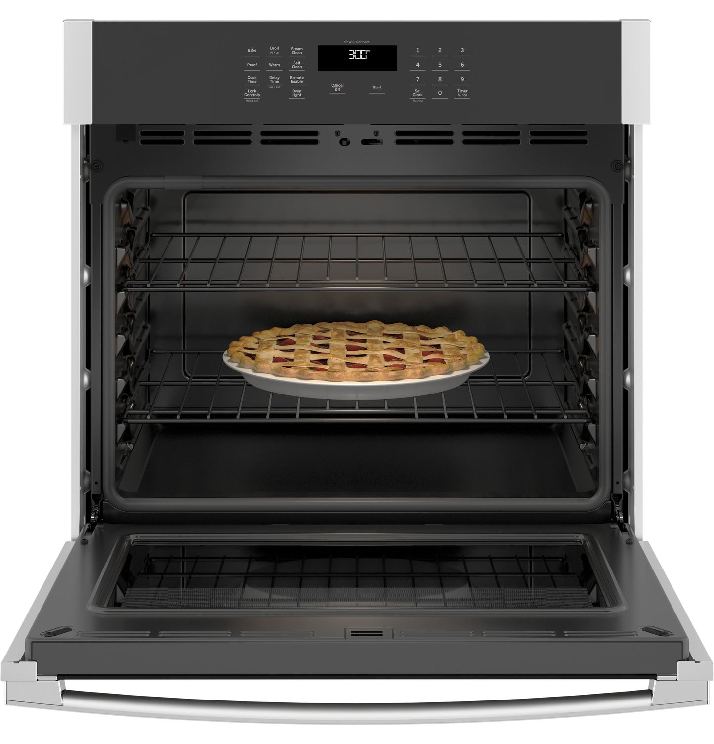 JTS3000SNSS GE® 30 Smart Built-In Self-Clean Single Wall Oven