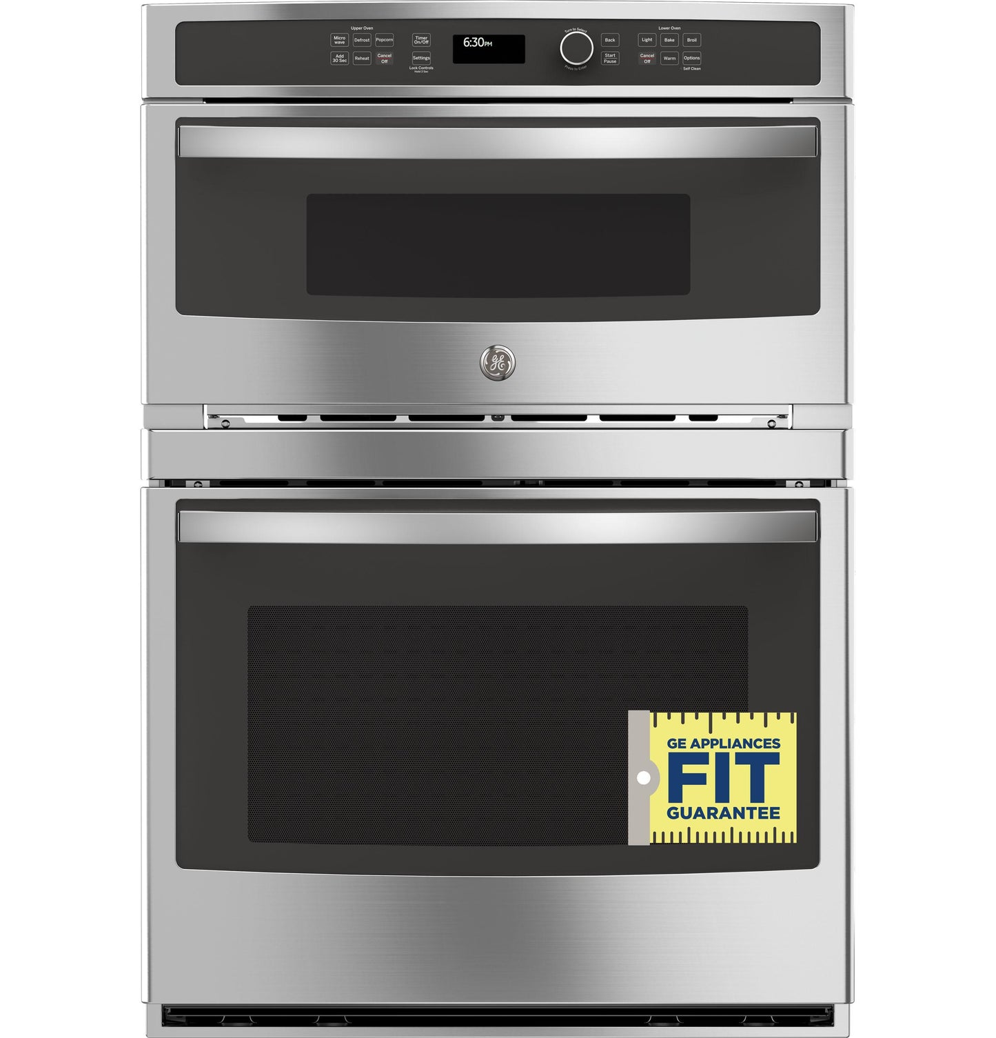 JT3800SHSS GE® 30 Combination Double Wall Oven