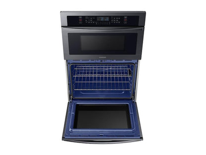 Samsung NQ70T5511DG 30 Microwave Combination Wall Oven with Wi-Fi in Black Stainless Steel