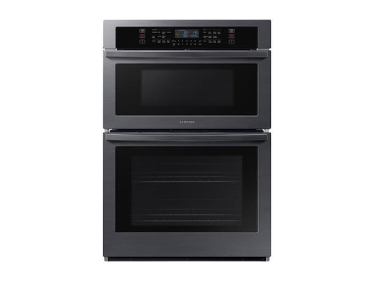 Samsung NQ70T5511DG 30 Microwave Combination Wall Oven with Wi-Fi in Black Stainless Steel