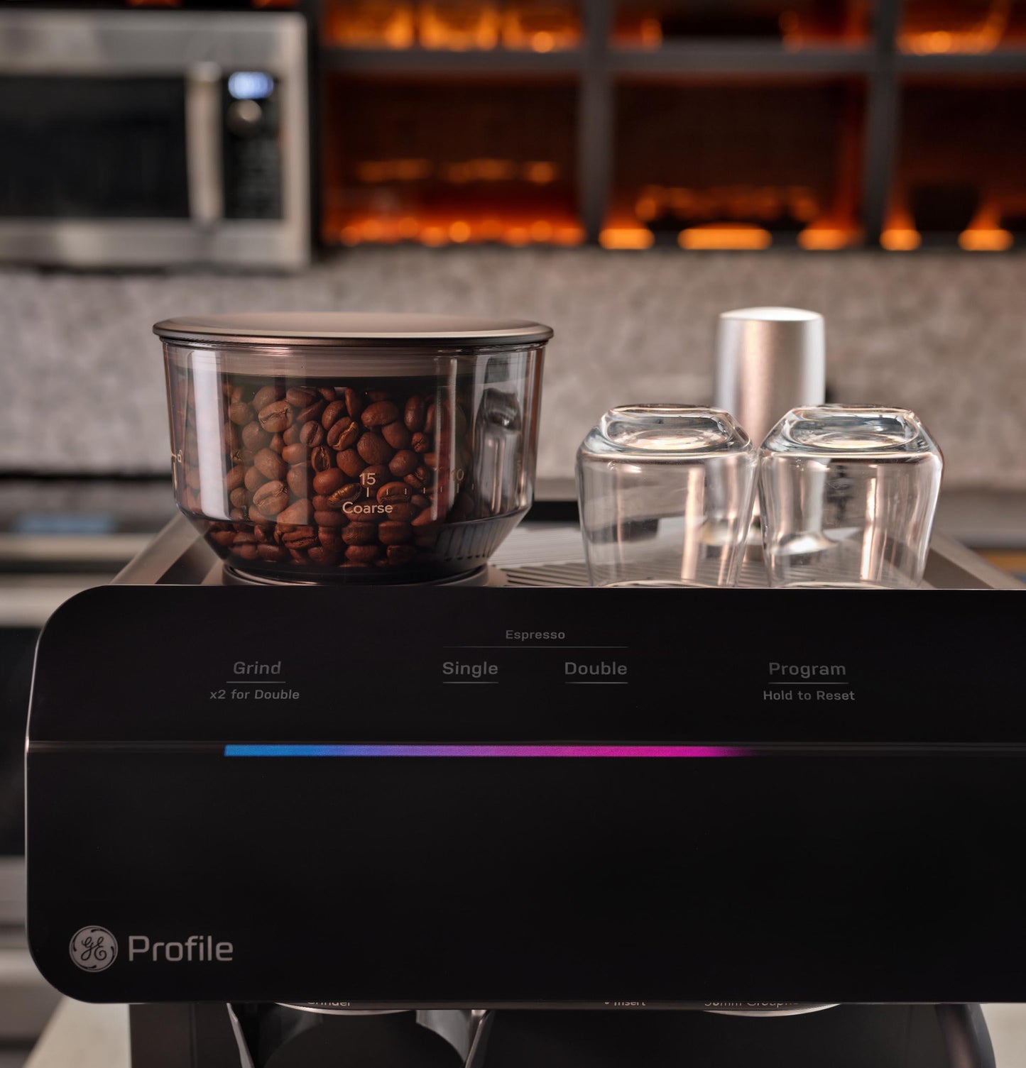 P7CESAS6RBB GE Profile™ Semi Automatic Espresso Machine + Frother