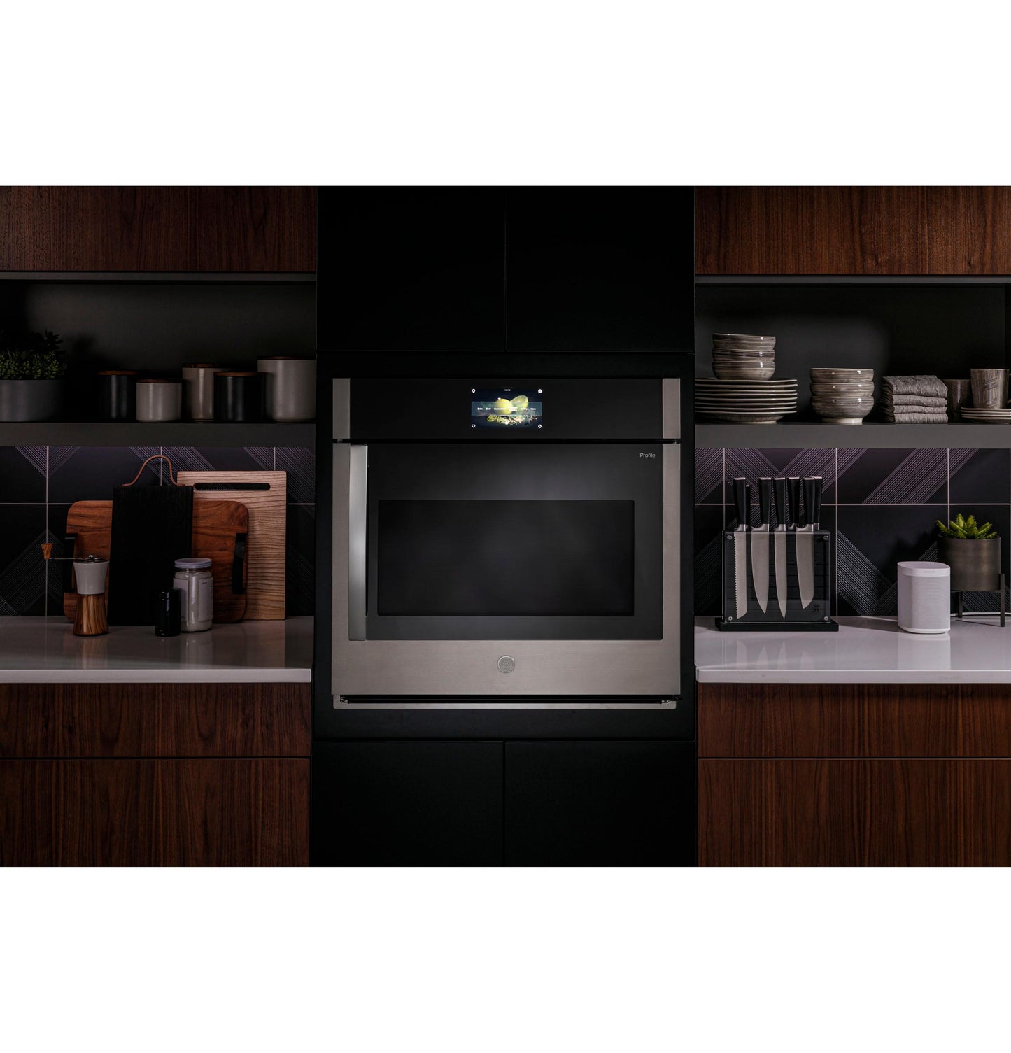 PTS700LSNSS GE Profile™ 30 Smart Built-In Convection Single Wall Oven with Left-Hand Side-Swing Doors