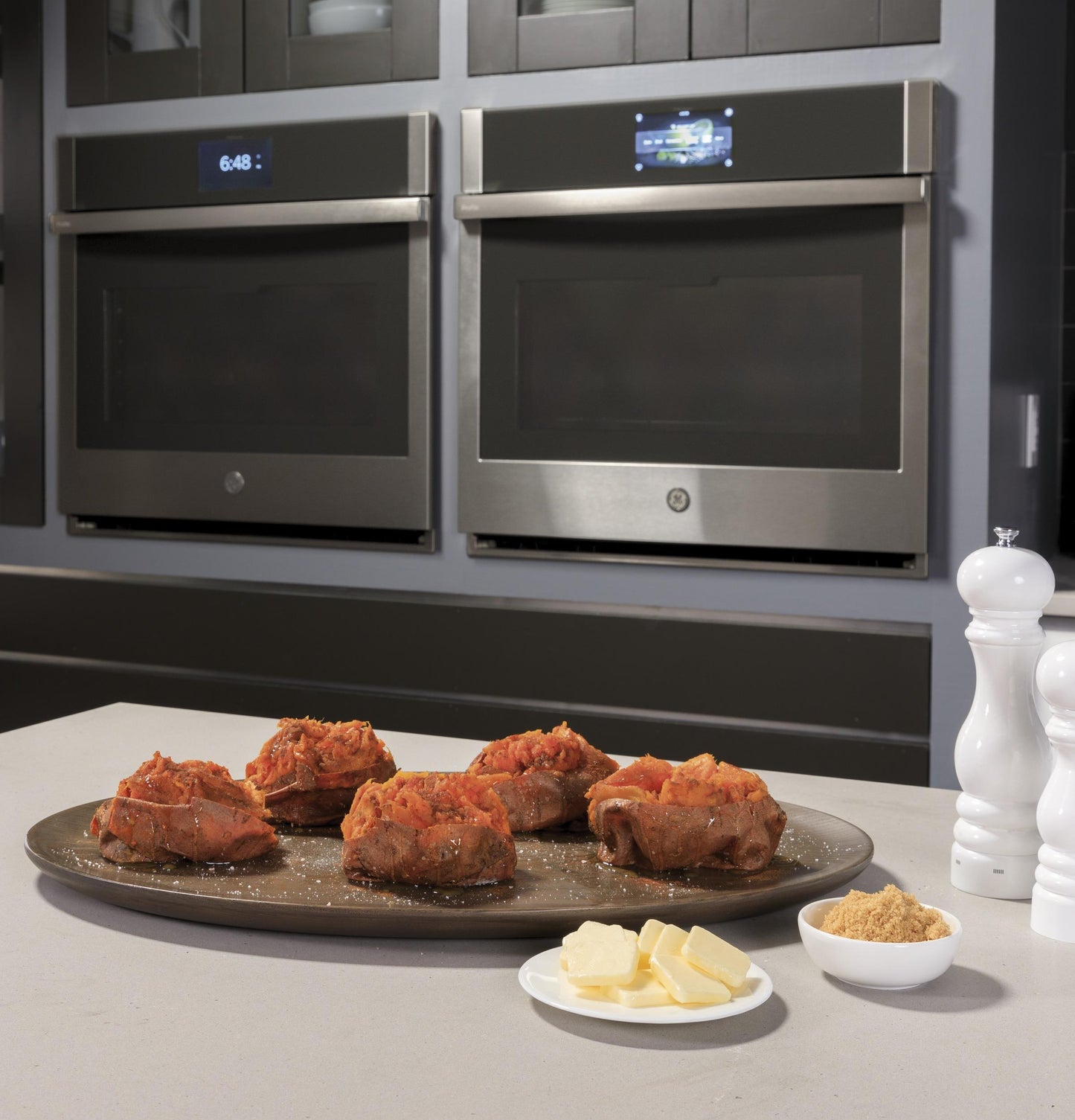 PTS7000SNSS GE Profile™ 30 Smart Built-In Convection Single Wall Oven with No Preheat Air Fry and Precision Cooking