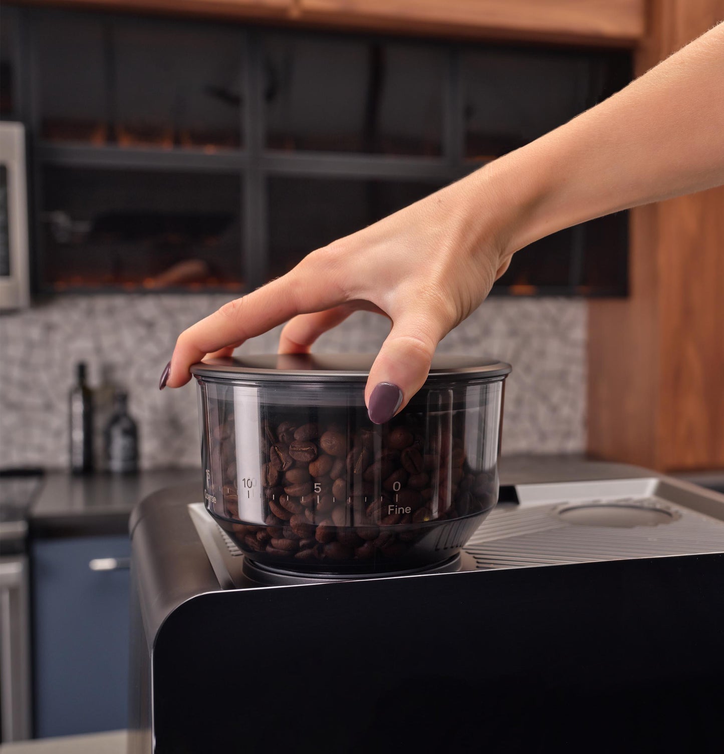 P7CESAS6RBB GE Profile™ Semi Automatic Espresso Machine + Frother