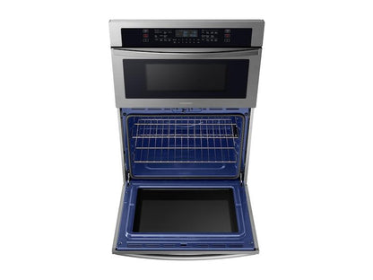 Samsung NQ70T5511DS 30 Smart Electric Wall Oven with Microwave Combination in Stainless Steel
