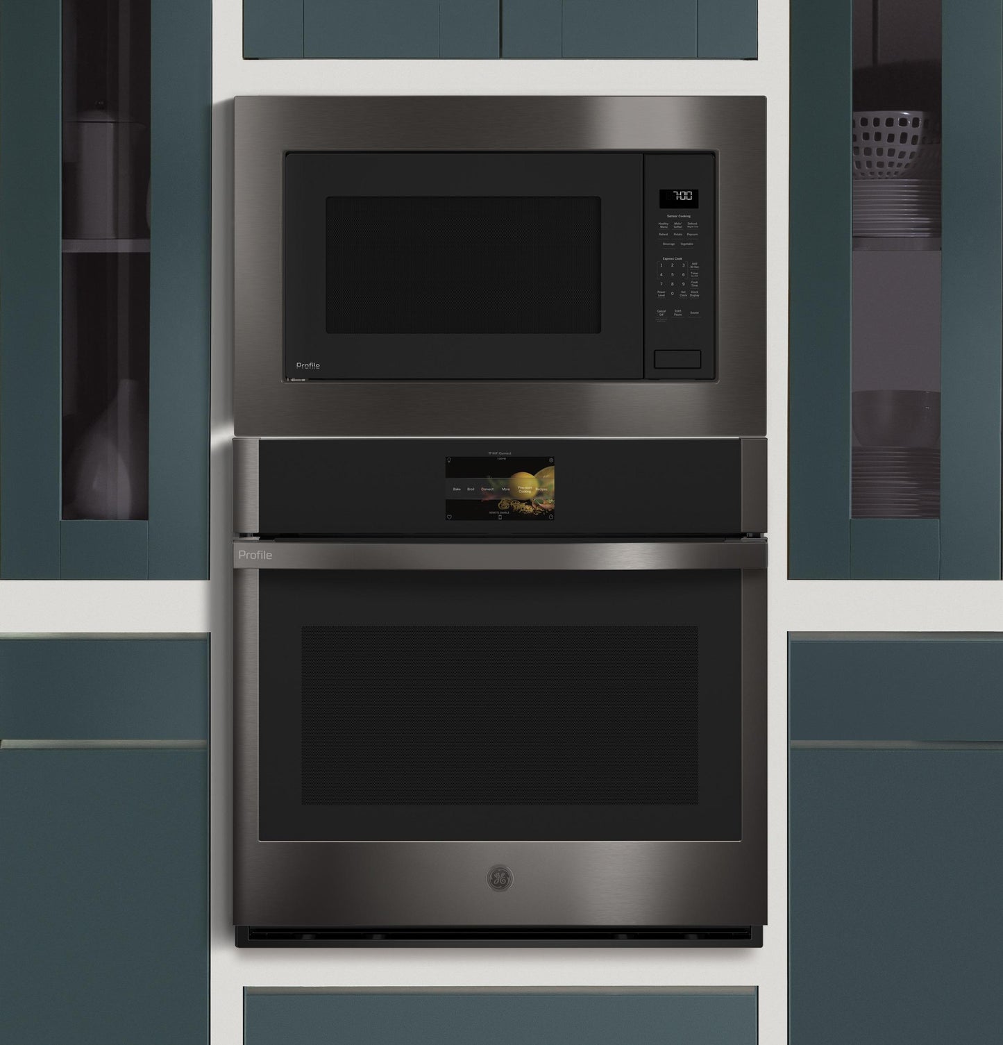 PTS7000BNTS GE Profile™ 30 Smart Built-In Convection Single Wall Oven with No Preheat Air Fry and Precision Cooking