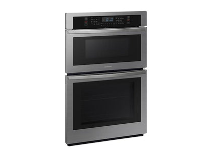 Samsung NQ70T5511DS 30 Smart Electric Wall Oven with Microwave Combination in Stainless Steel
