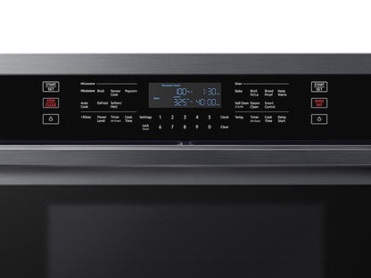 Samsung NQ70T5511DG 30 Microwave Combination Wall Oven with Wi-Fi in Black Stainless Steel