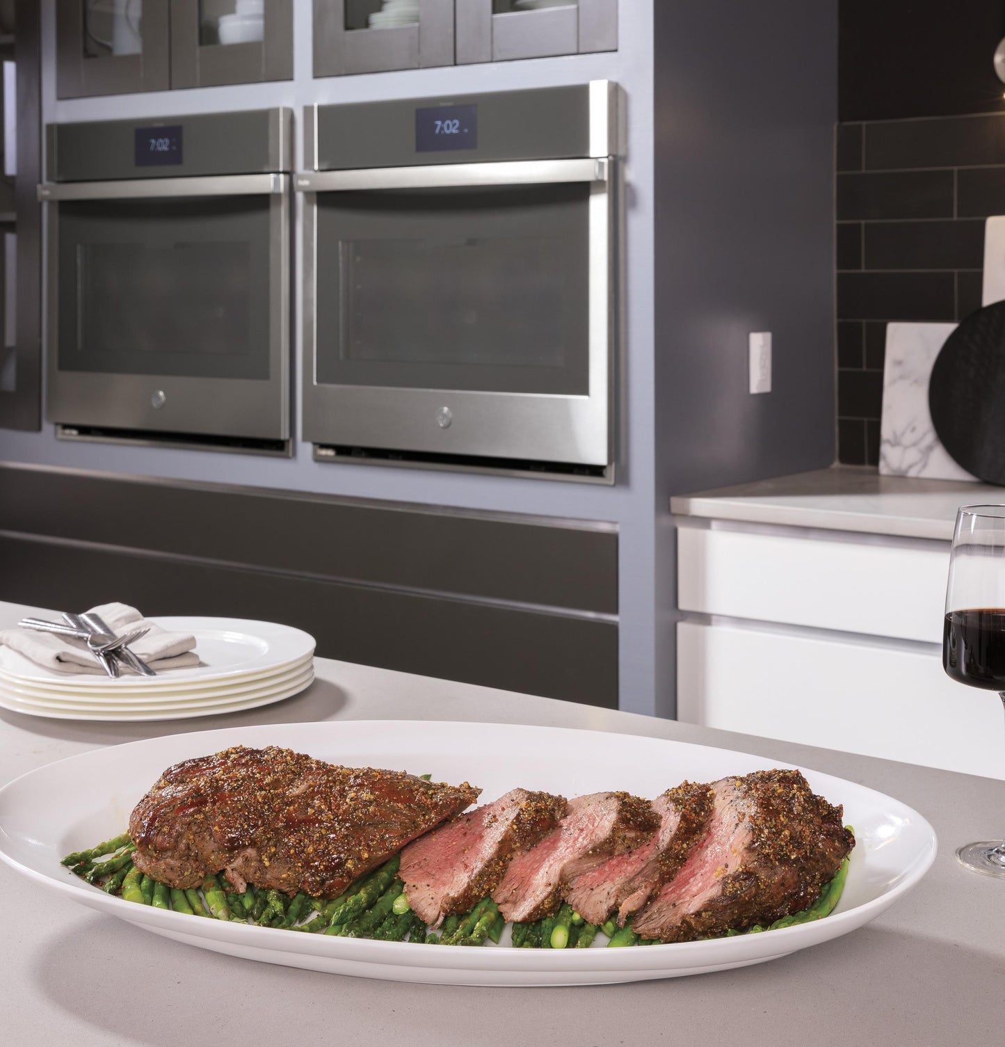 PTS7000BNTS GE Profile™ 30 Smart Built-In Convection Single Wall Oven with No Preheat Air Fry and Precision Cooking