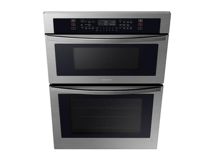 Samsung NQ70T5511DS 30 Smart Electric Wall Oven with Microwave Combination in Stainless Steel