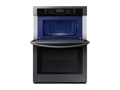 Samsung NQ70T5511DG 30 Microwave Combination Wall Oven with Wi-Fi in Black Stainless Steel