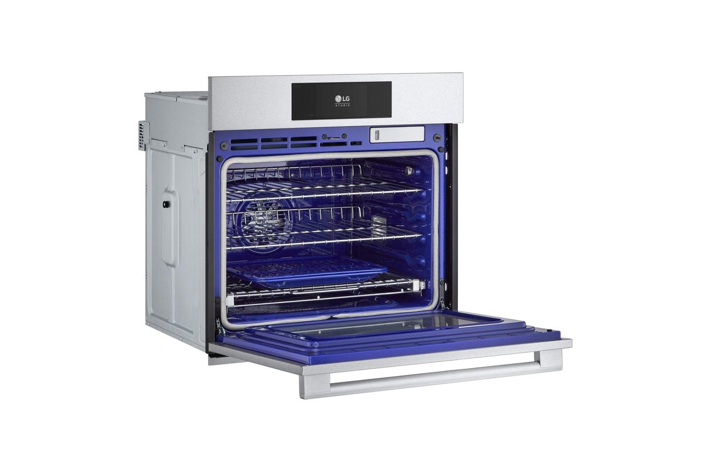 WSES4728F LG STUDIO 4.7 cu. ft. Smart InstaView® Electric Single Built-In Wall Oven with Air Fry & Steam Sous Vide