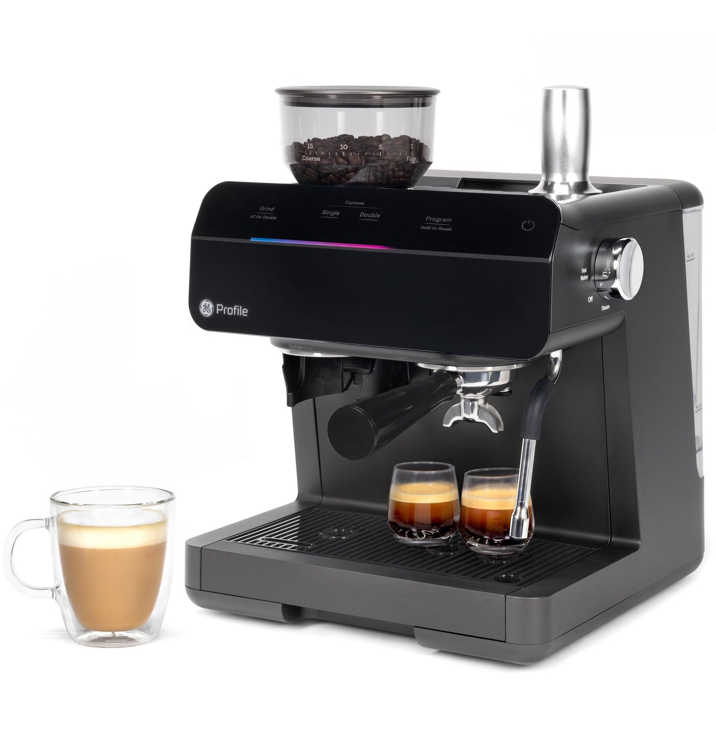 P7CESAS6RBB GE Profile™ Semi Automatic Espresso Machine + Frother