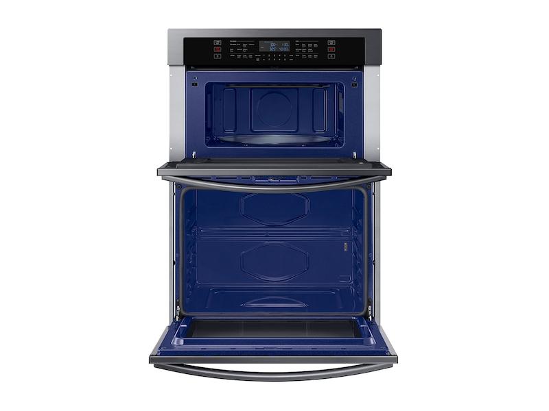 Samsung NQ70T5511DG 30 Microwave Combination Wall Oven with Wi-Fi in Black Stainless Steel