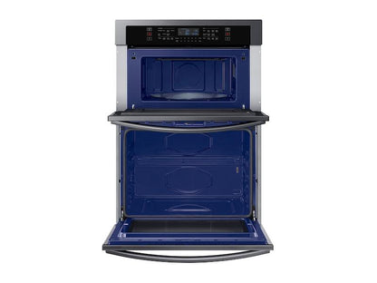 Samsung NQ70T5511DG 30 Microwave Combination Wall Oven with Wi-Fi in Black Stainless Steel