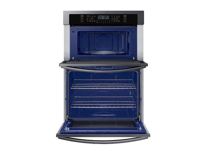 Samsung NQ70T5511DG 30 Microwave Combination Wall Oven with Wi-Fi in Black Stainless Steel