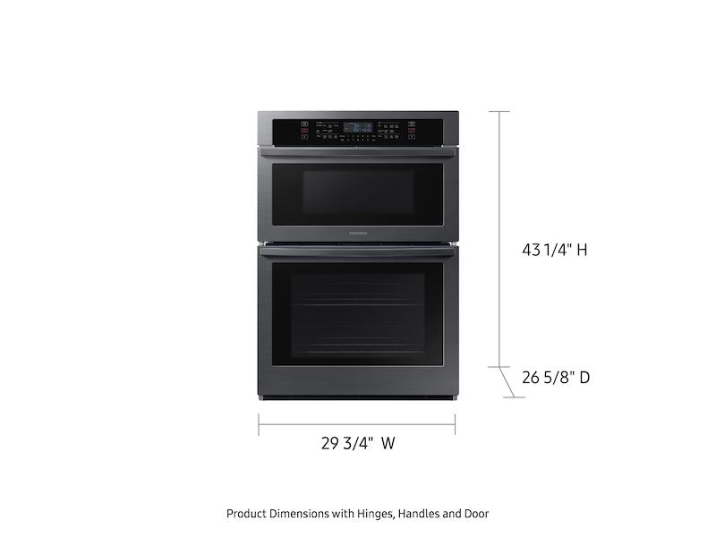 Samsung NQ70T5511DG 30 Microwave Combination Wall Oven with Wi-Fi in Black Stainless Steel
